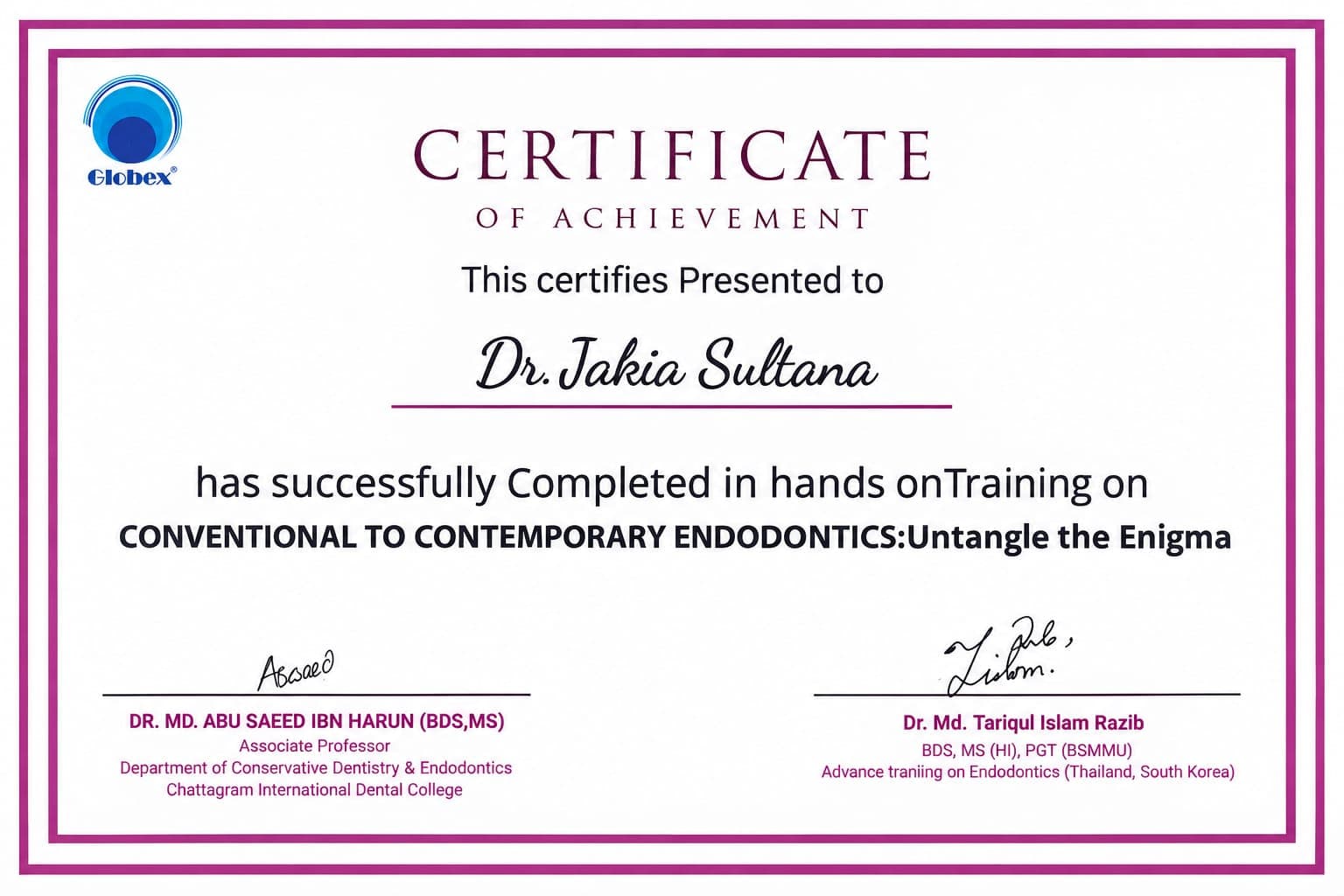 Fellowship / Training Award