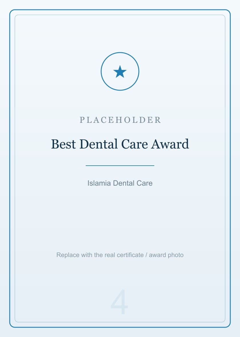 Best Dental Care Award